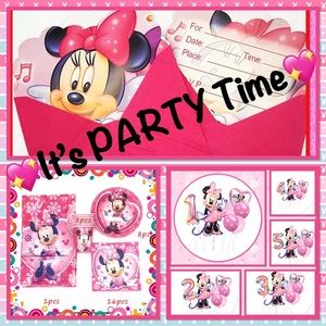💖NEW💖Minnie Mouse Ultimate B-Day Party Pack💖